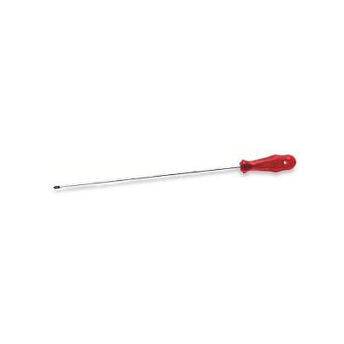 Отвертка удлиненная с прямым шлицем (Slotted), рукоятка из ацетата целлюлозы, 0.8x4.0x300 KRAFT
