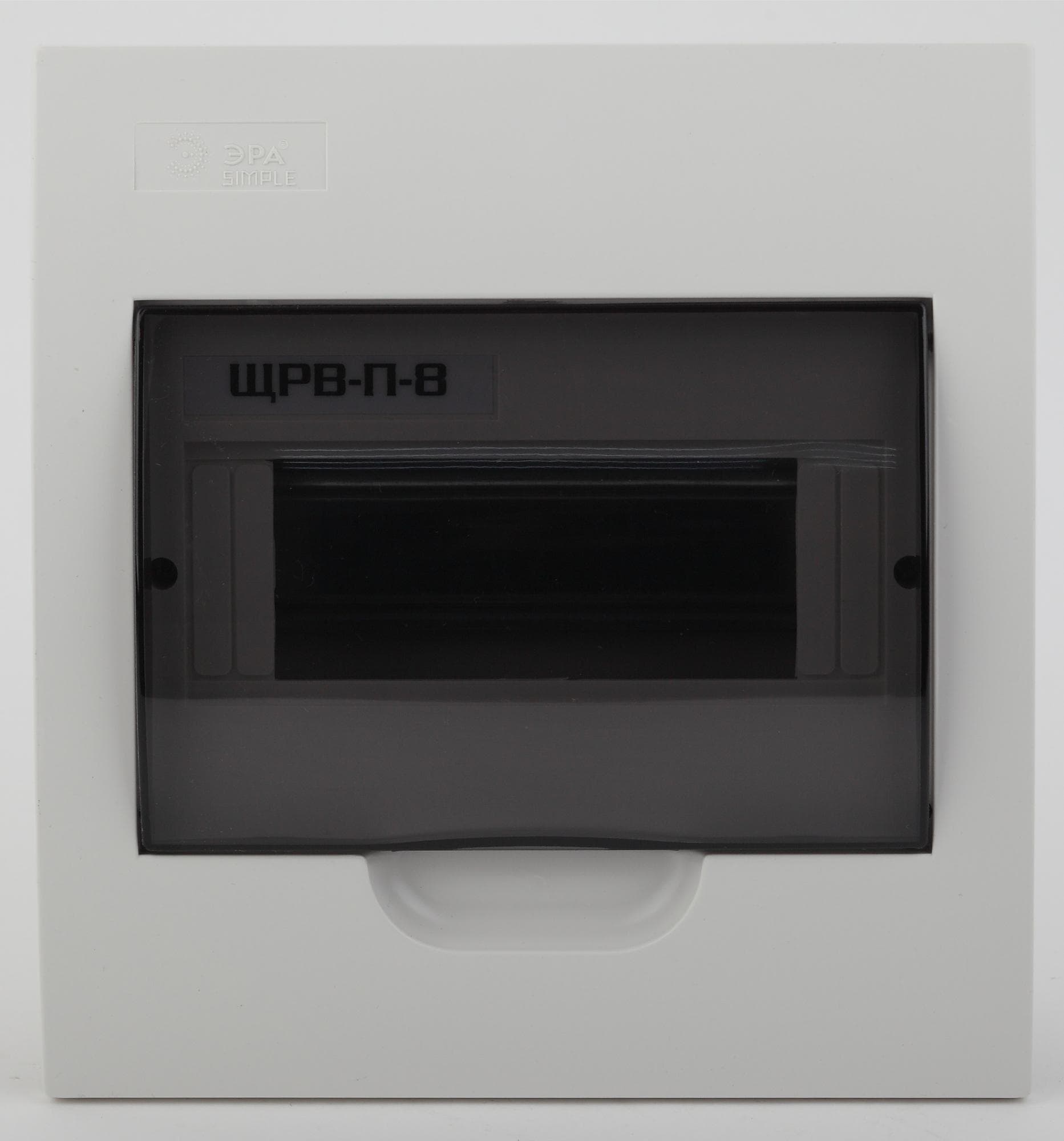 Бокс ЩРВ-П-8 модулей встр.пластик IP41 SIMPLE