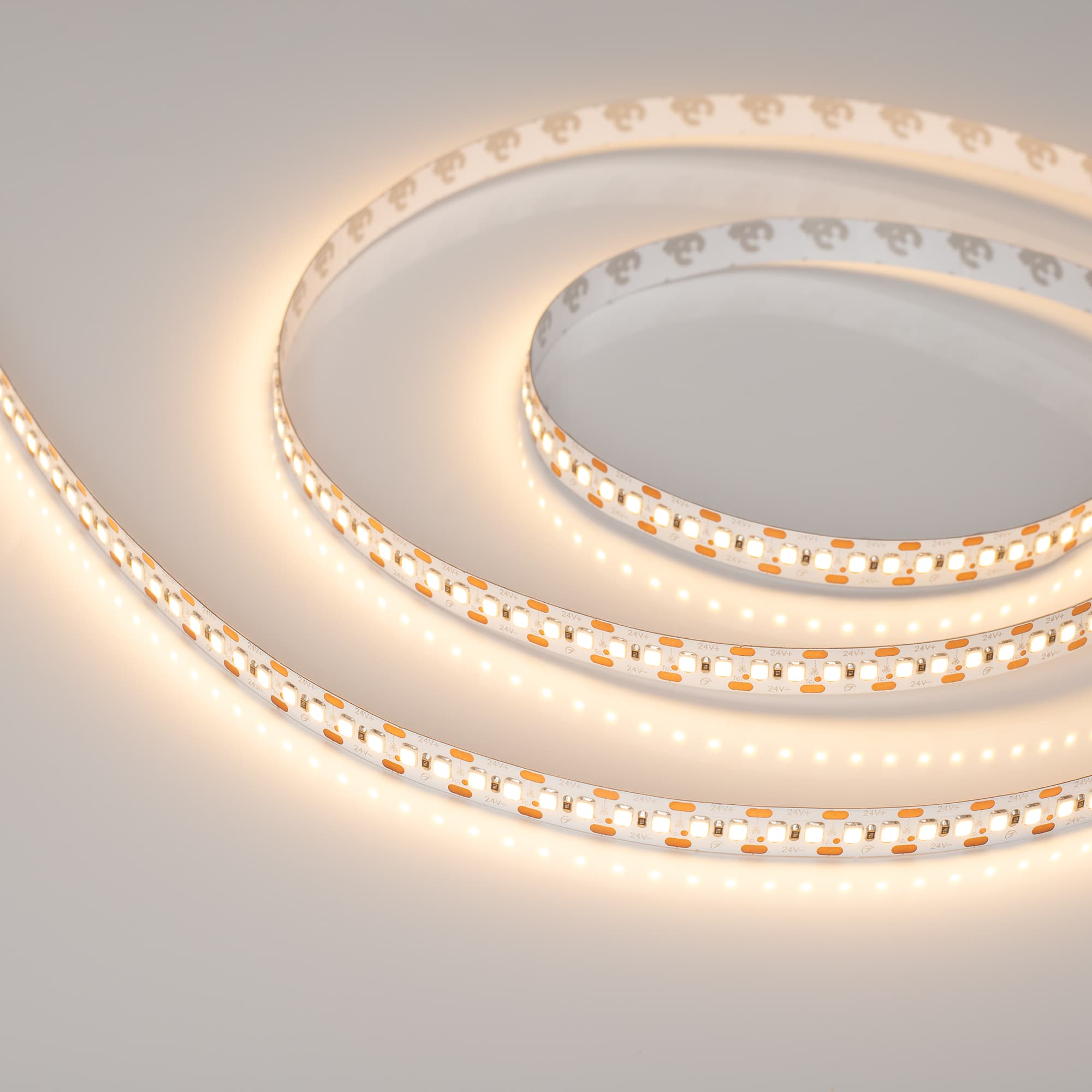 Лента светодиодная 17,3 Вт/м 24В IP20 3000K 168LED/м RT-A168-10mm SMD 2835 5 м