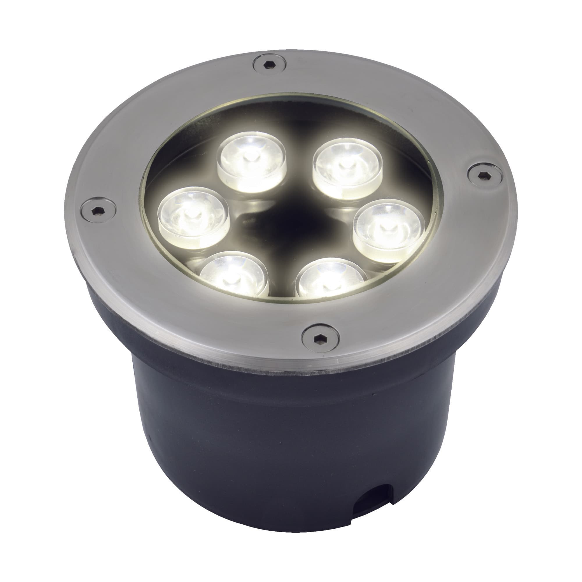 Светильник светодиодный уличный ULU-B11A-6W/2700K IP67 GREY Архитектурный встраиваемый. Теплый белый свет (2700К). Корпус серый