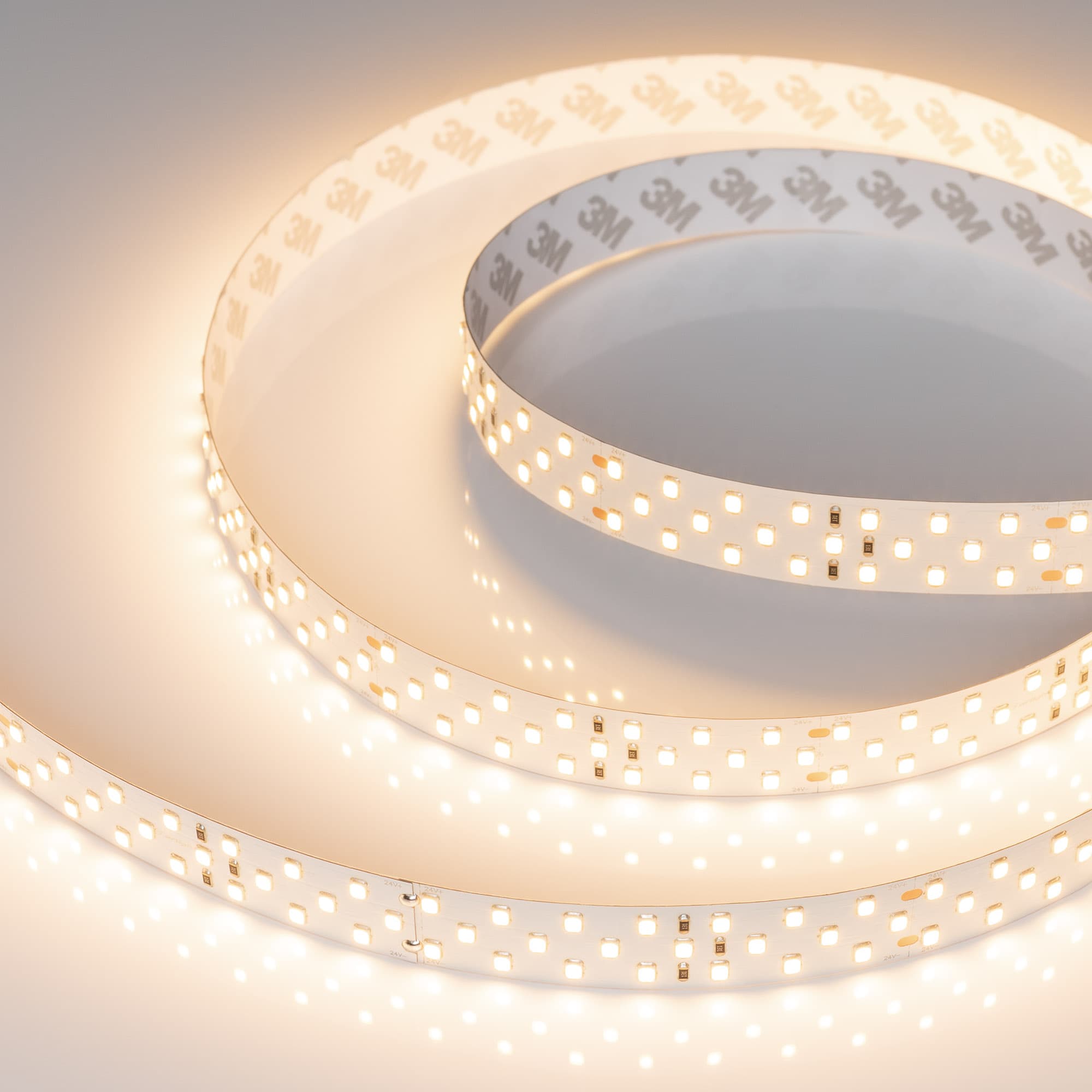 Лента светодиодная 27 Вт/м 24В IP20 3000K 252LED/м RT-A252-19mm CRI98 SMD 2835 5 м