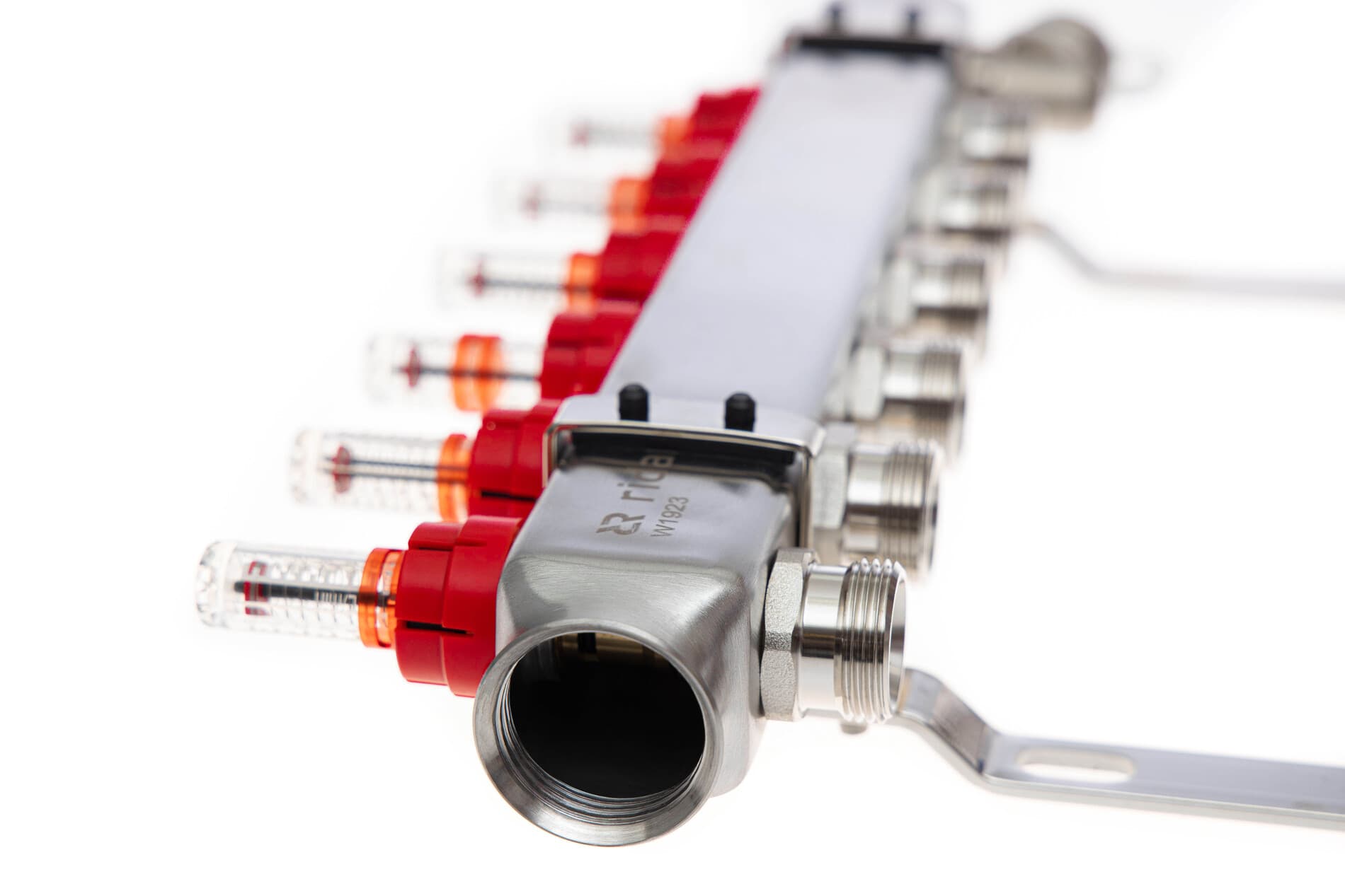 Коллекторная группа SSM-2RF set 2 контура 1'X3/4' с расходомерами и кронштейнами