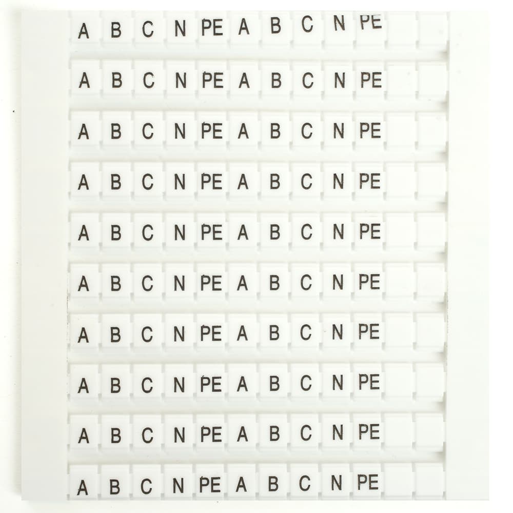 Маркеры для ЗНИ (JXB ST) буквы A,B,C,N,PE LD556-6