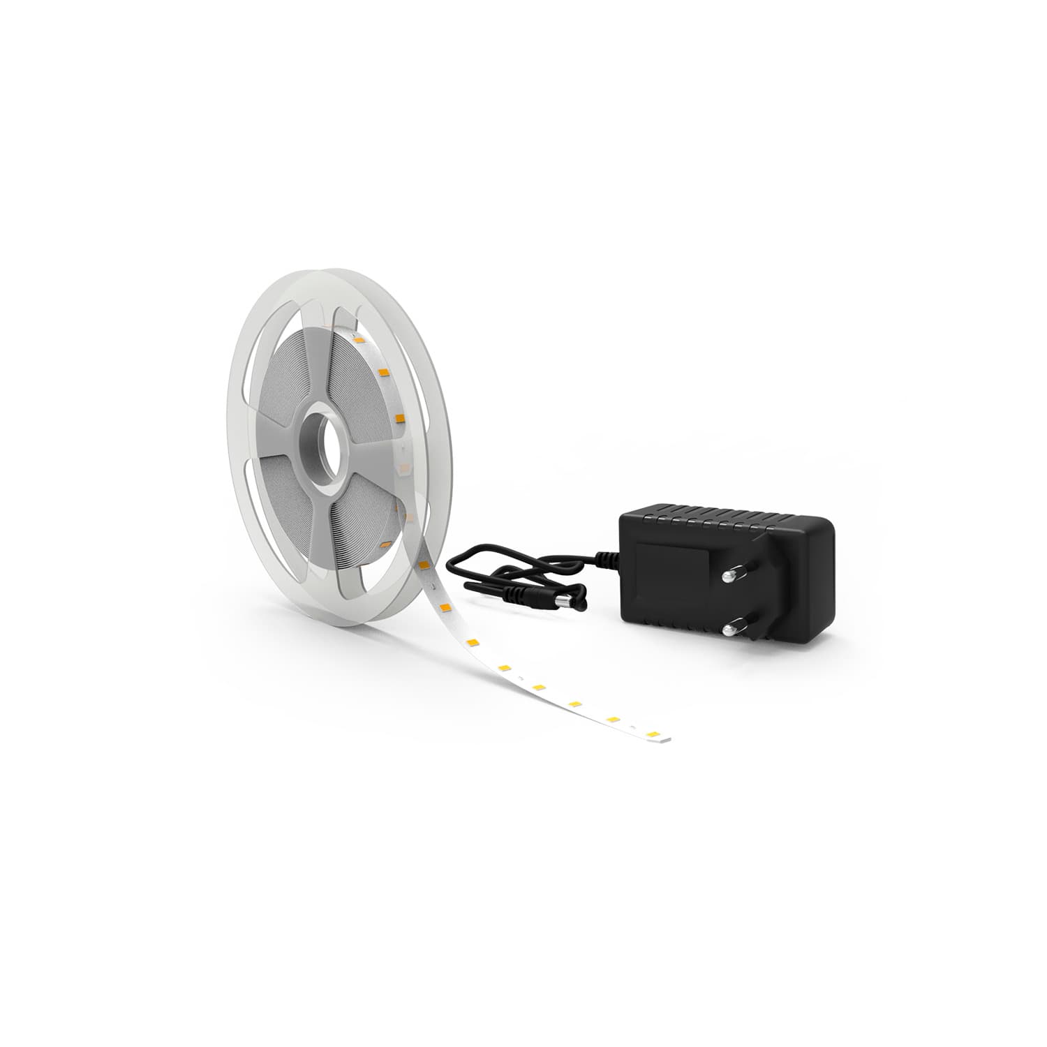 Комплект светодиодной ленты 6 Вт/м DC 12В 4000К IP65 60LED SMD2835 (с драйвером блистер 5м) 600 лм/м Basic