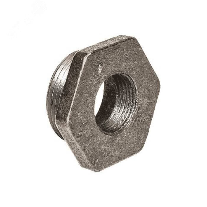 Заглушка (пробка) проходная 1 1/4"x1/2" левая     резьба для чугунных радиаторов QLCX