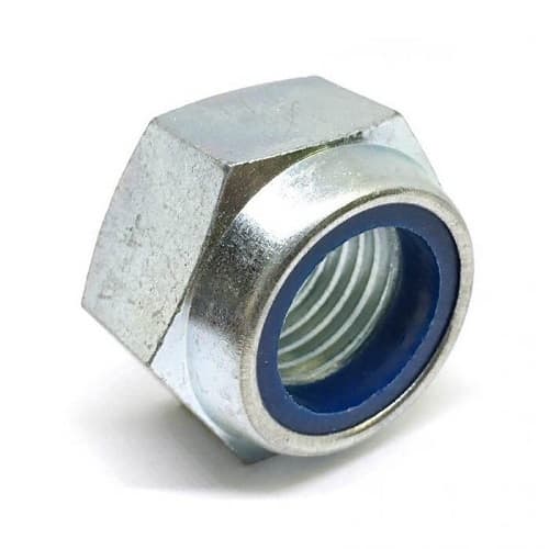 DIN 985 Гайка М30 8 ZN шестигранная               самоконтрящаяся оцинкованная