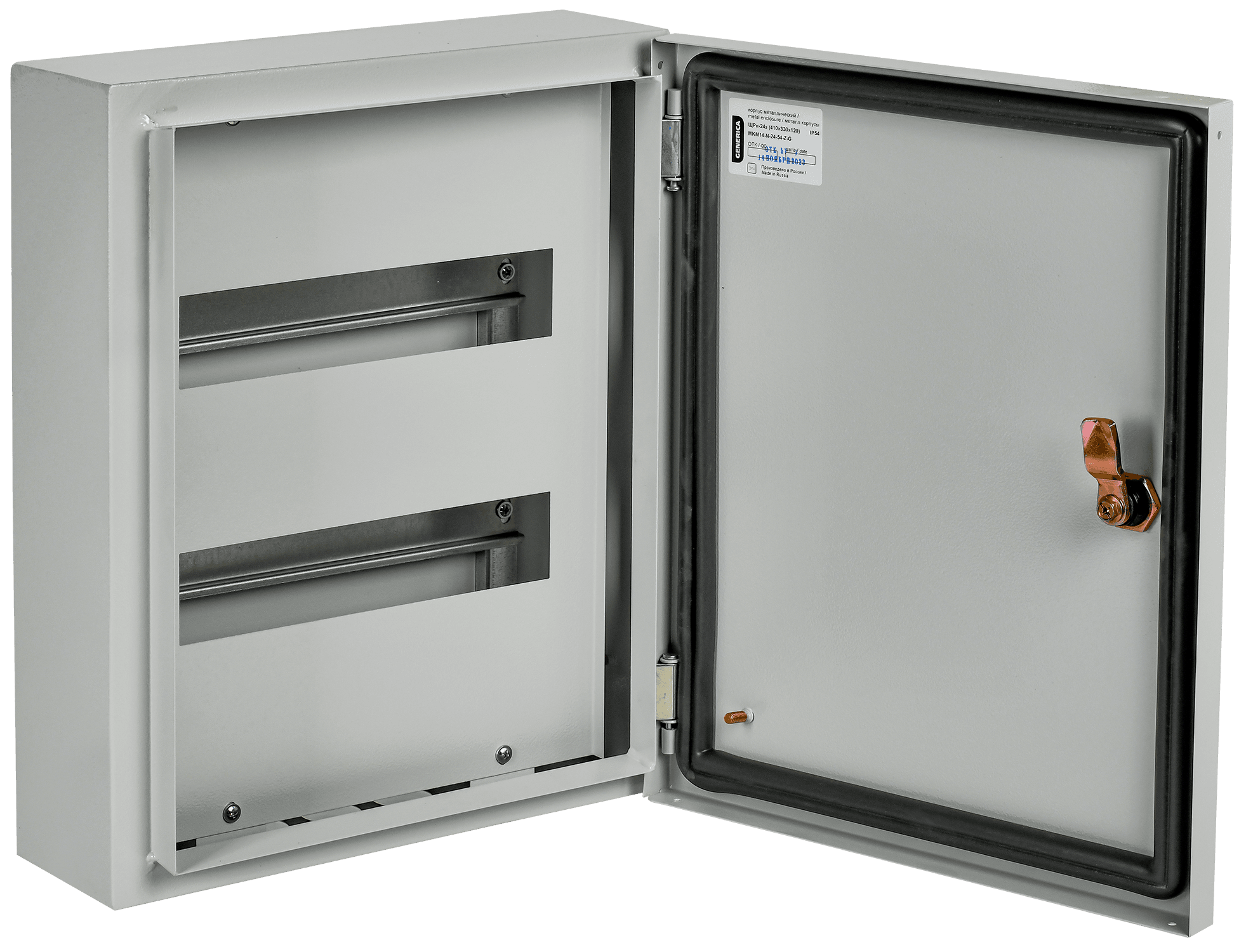 Корпус металлический ЩРн-24з (410х330х120) IP54 GENERICA