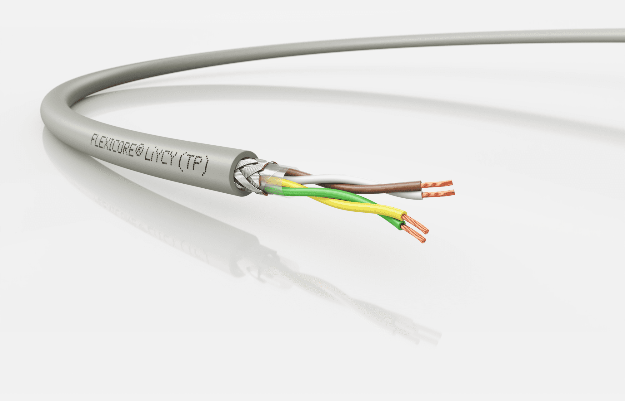 Кабель экранированный передачи данных FLEXICORE LiYCY (TP) 2x2x0,75