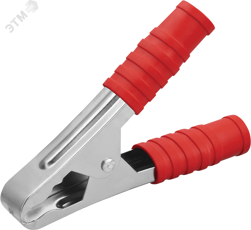 Зажим ОНЛАЙТ 80 866 OAC-100A-105-R25 (крокодил, крас, 100 А, упаковка 25шт)