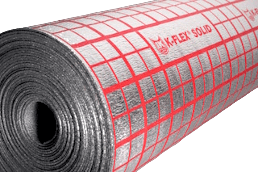 Подложка под теплый пол K-FLEX SOLID 03x1200-25 метров