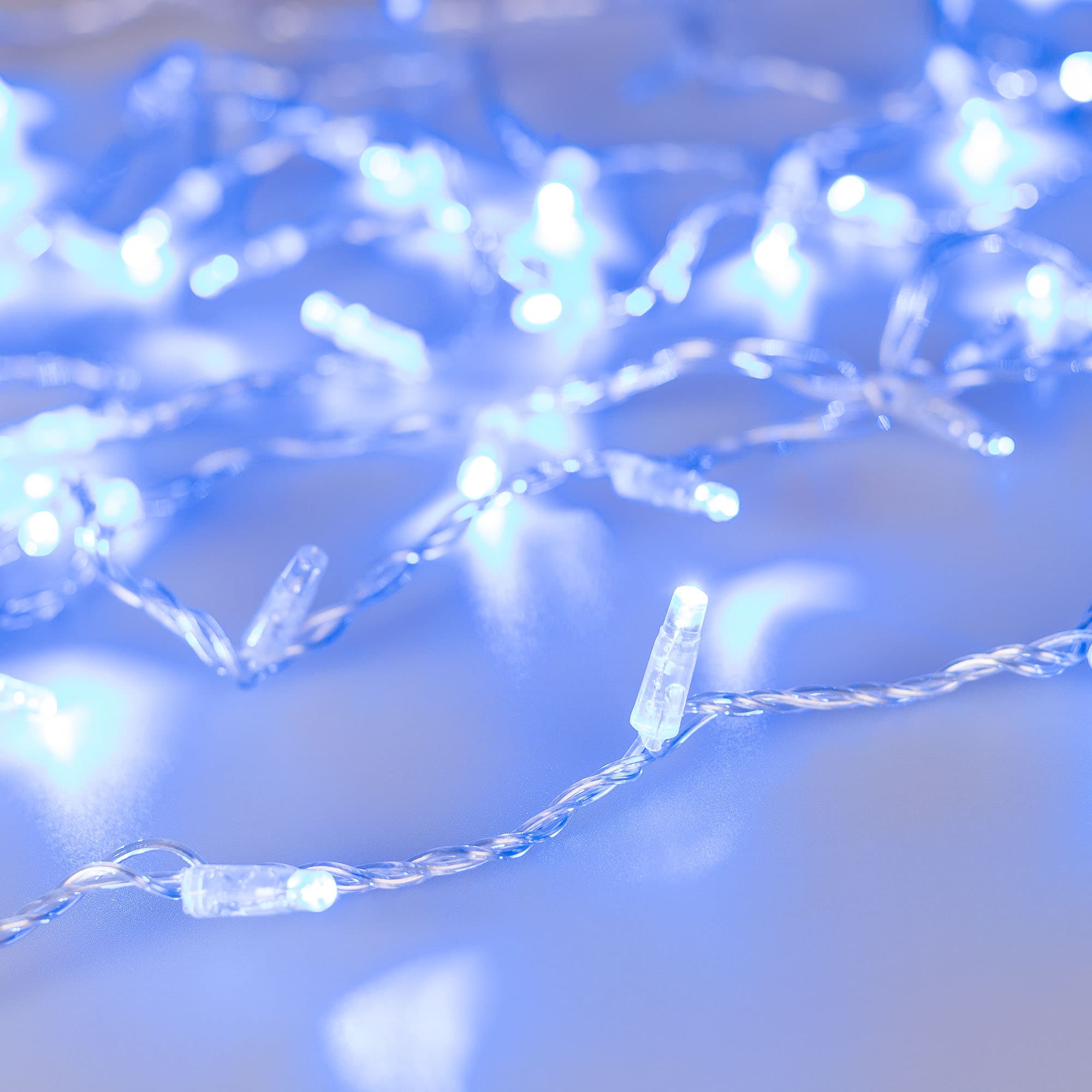 Гирлянда светодиодная декоративная ARD-STRING-CLASSIC-1000-CLEAR-100LED-PULSE Blue 230V, 7W ARDCL, IP65