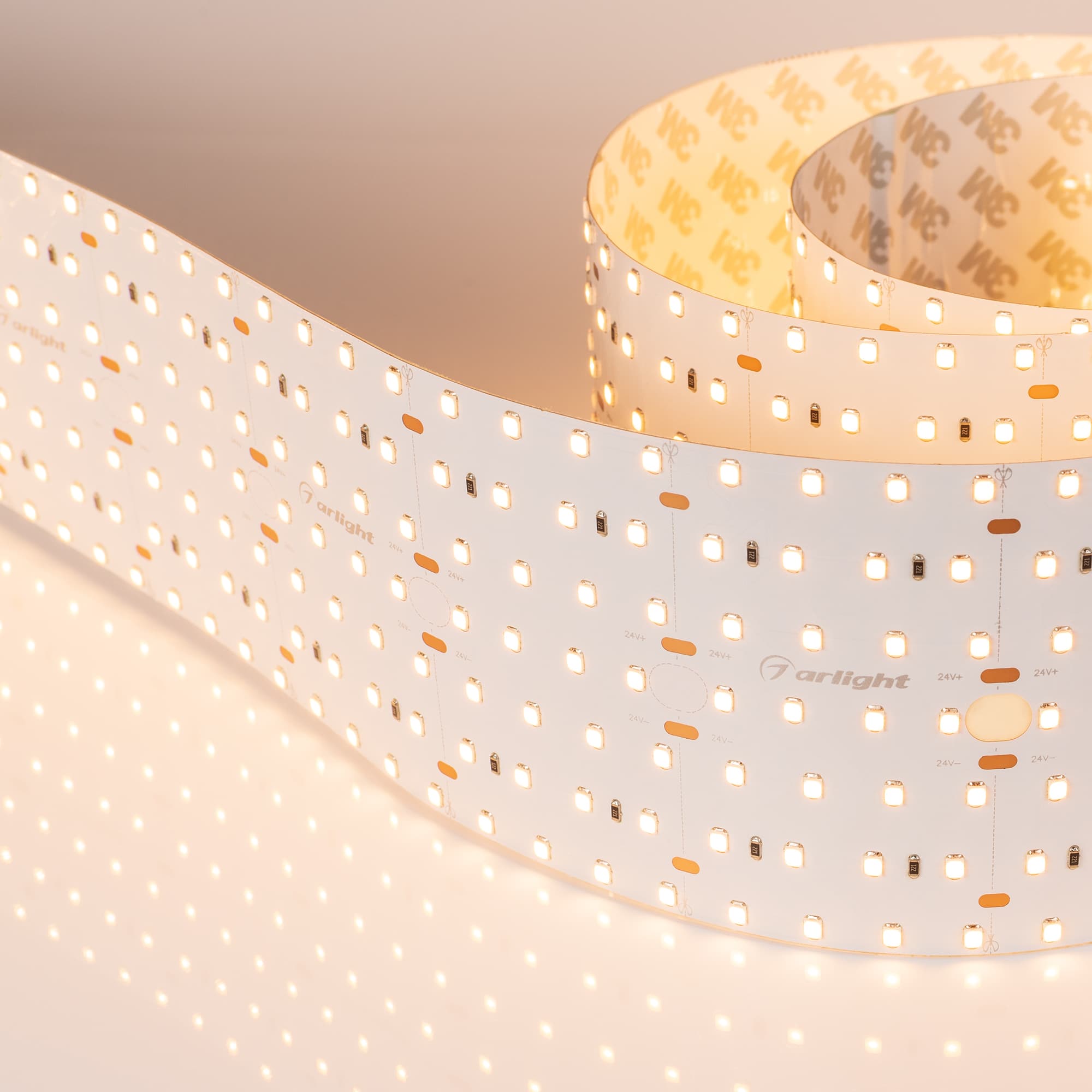 Лента светодиодная 40 Вт/м 24В IP20 3000K 560LED/м S2-A560-85mm SMD 2835 2.5 м