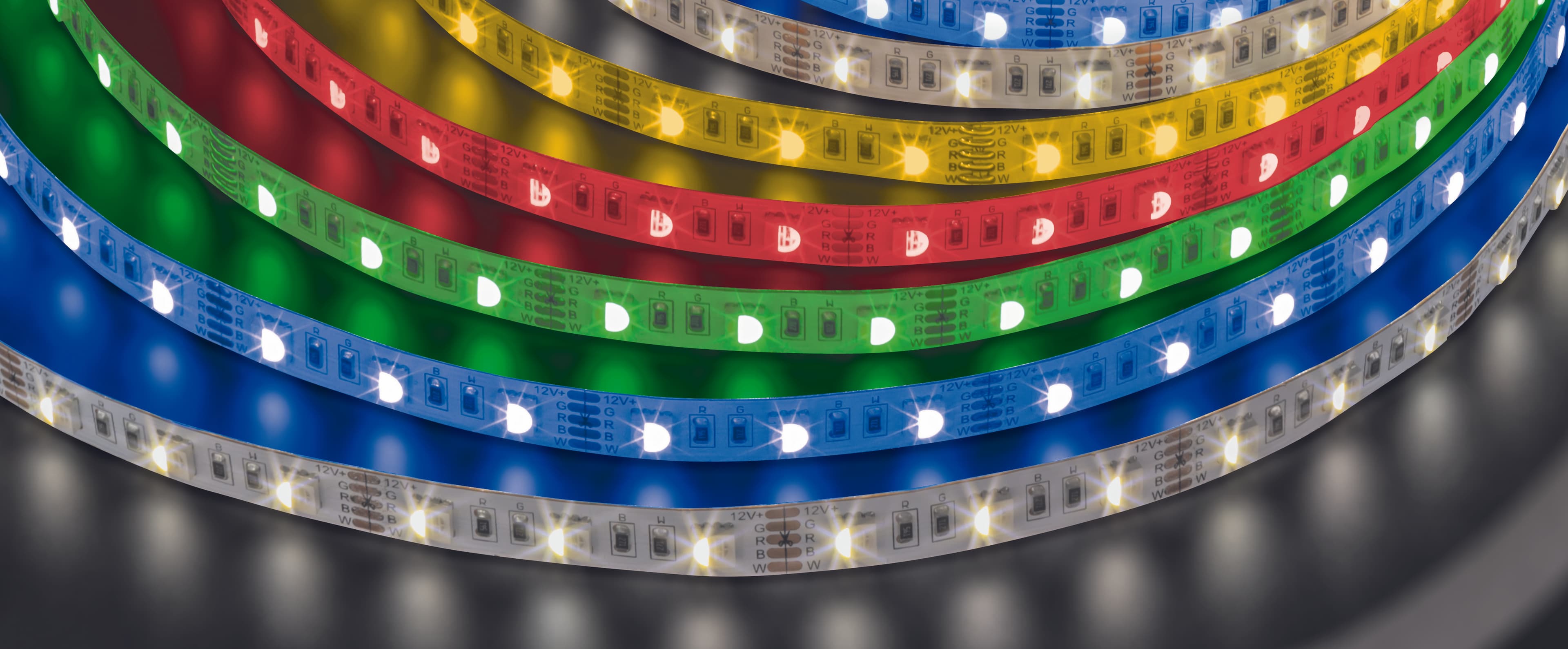 Лента светодиодная 4.8Вт/м 12В RGB IP20 60LED/м NLS-3528 20м