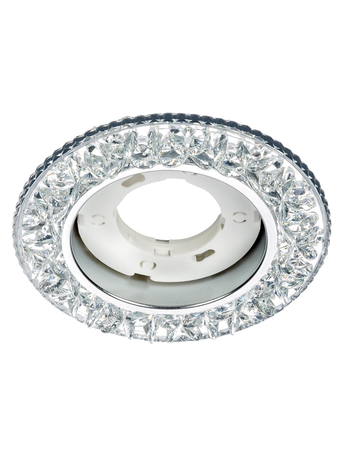 Светильник встраиваемый СВ 03-09 GX53 230 В LED подсветка 5 Вт зеркальный хром