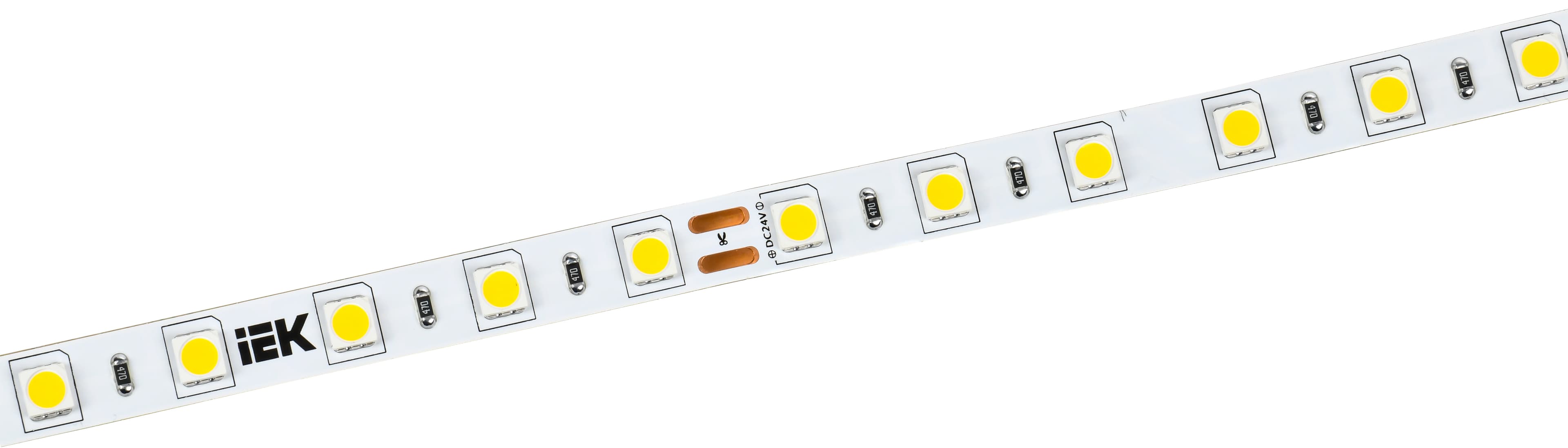 Лента светодиодная 5м LSR-5050NW60 14,4Вт/м 24В IP20 60LED/м