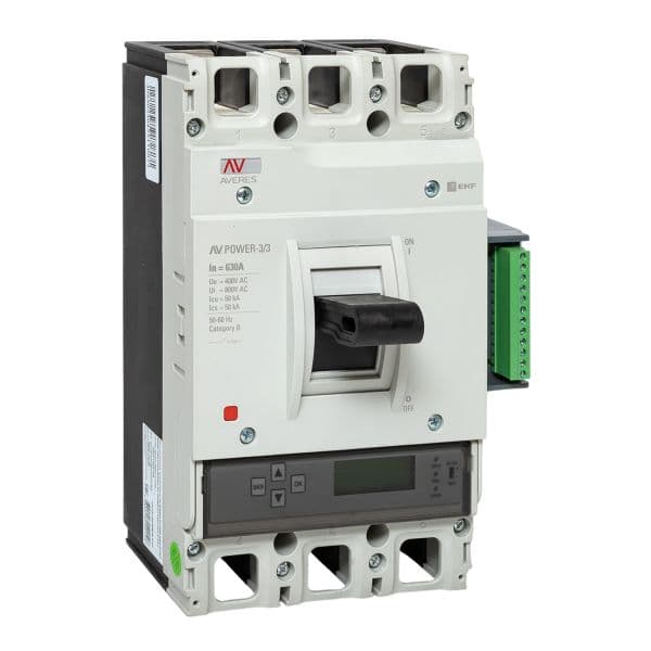 Выключатель автоматический AV POWER-3/3 630А 50кА ETU6.2