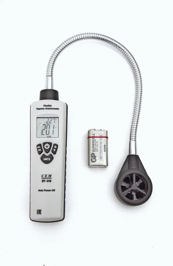 Анемометр гибкий зонд DT-318