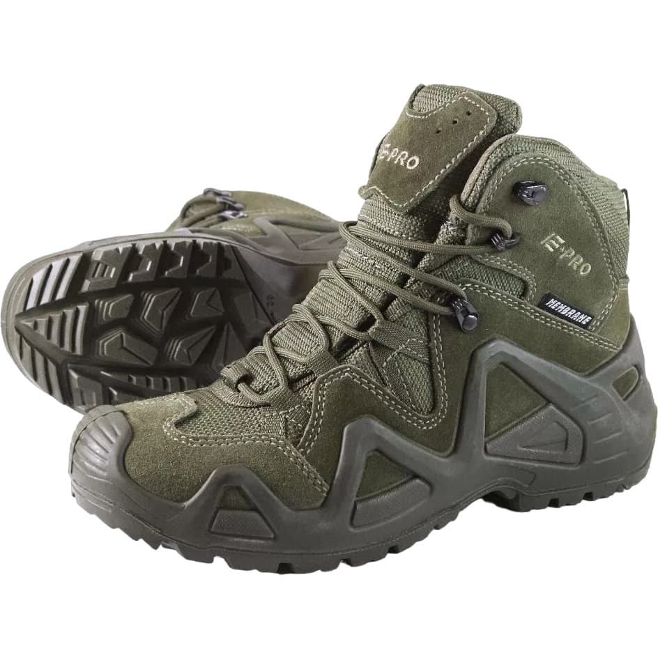 Ботинки мужские E-PRO Special Mid KEVLAR, (range green), р. 48