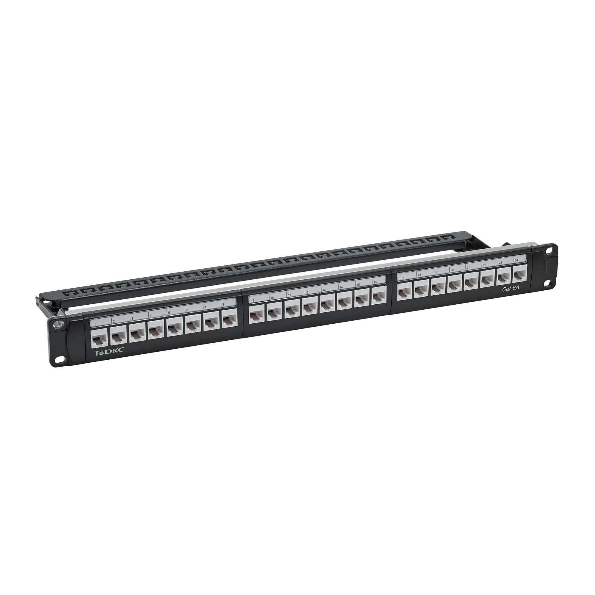 Патч-панель 191UCAT6А 24 модуля RJ45 неэкранированная