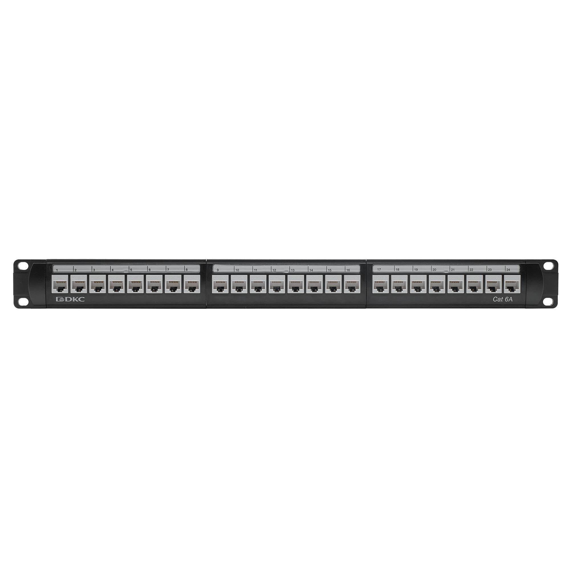 Патч-панель 191UCAT6А 24 модуля RJ45 неэкранированная
