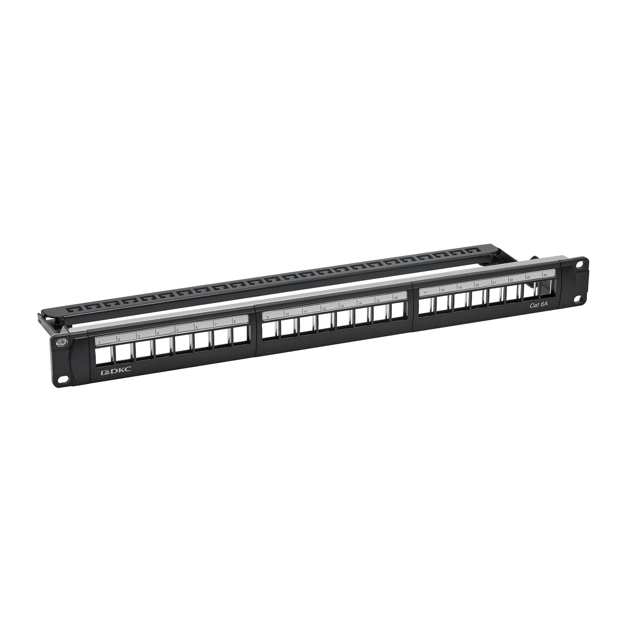 Патч-панель 191UCAT6А 24 модуля RJ45 неэкранированная