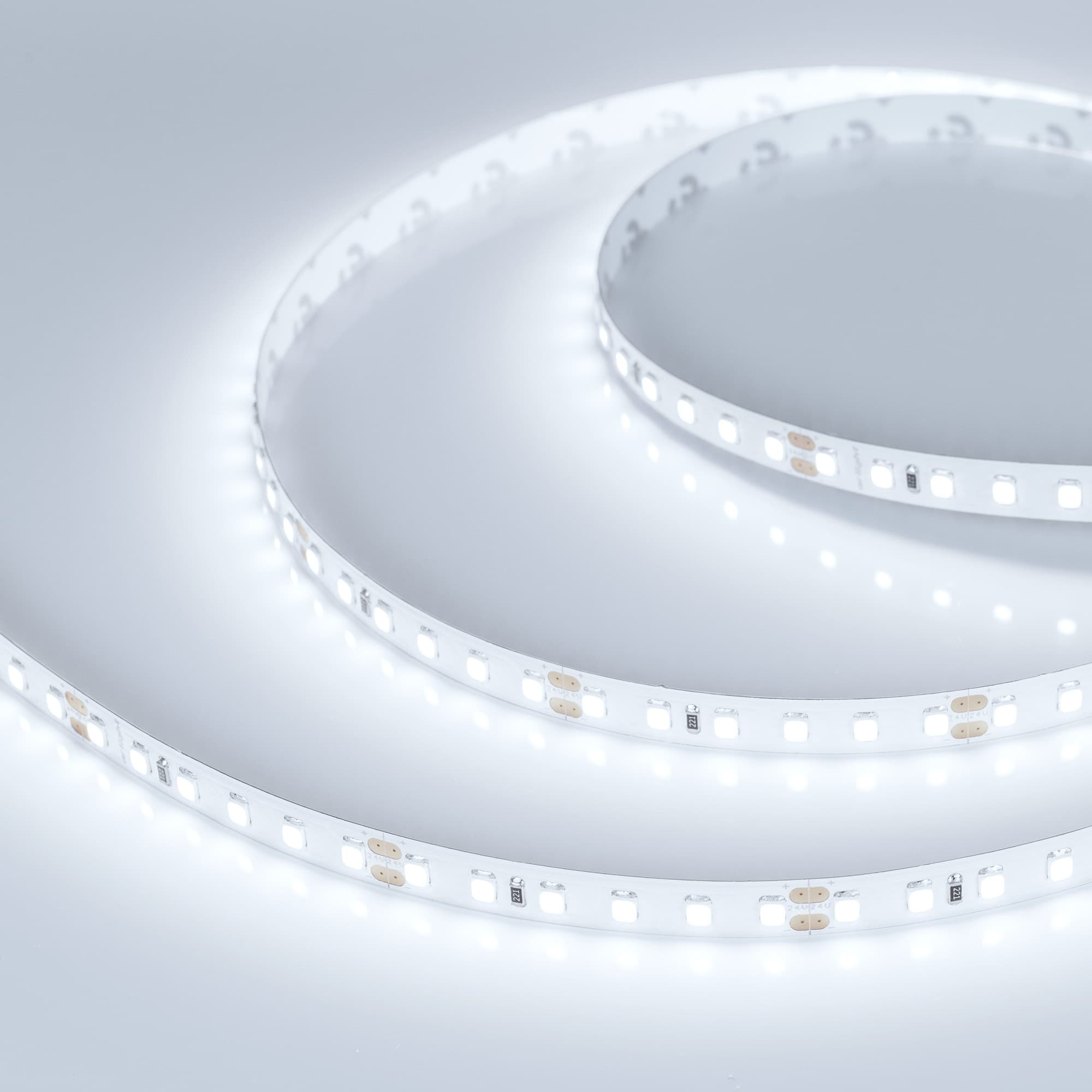 Лента светодиодная 9,6 Вт/м 24В IP20 6000K 120LED/м RT/RTW-A120-8-11mm SMD 2835 5 м
