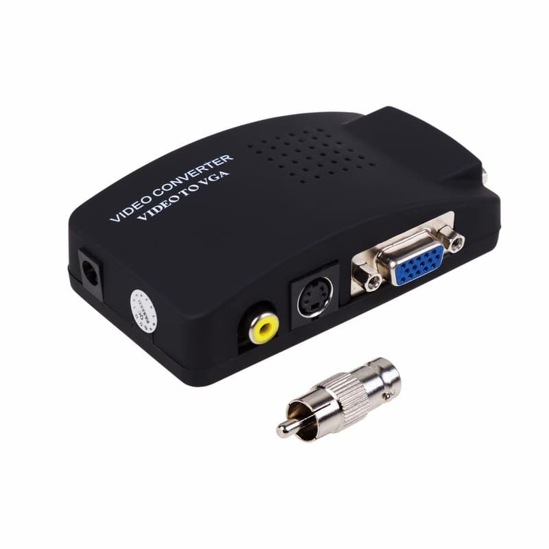 Конвертер BNC\RCA + S-video на VGA (в комплекте переходник гн. BNC – шт. RCA),,