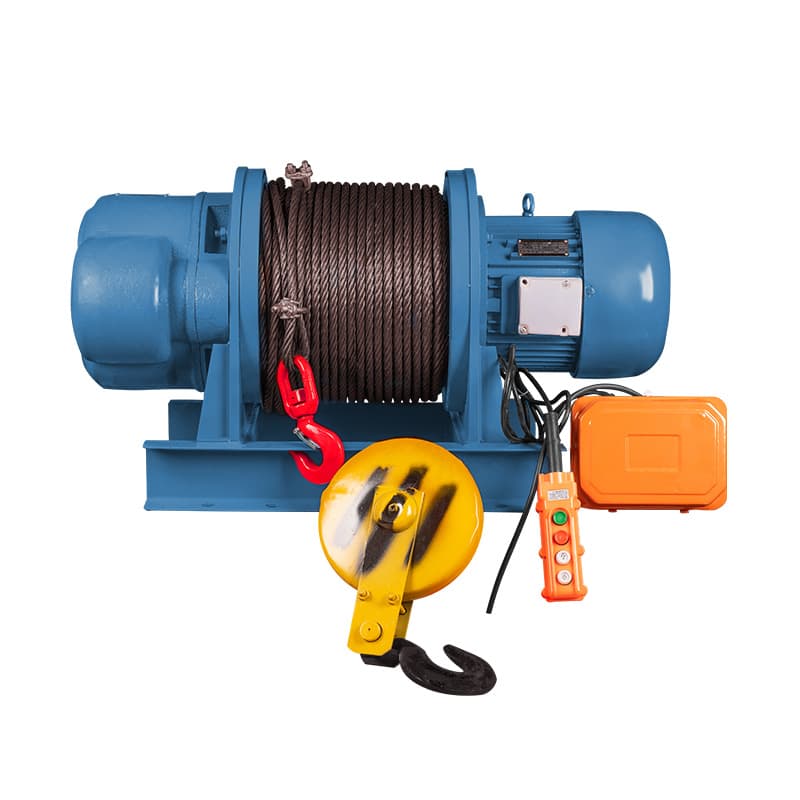 Лебедка электрическая KDJ 1500-100-380, г/п 1.5т, канат 100м, 380В