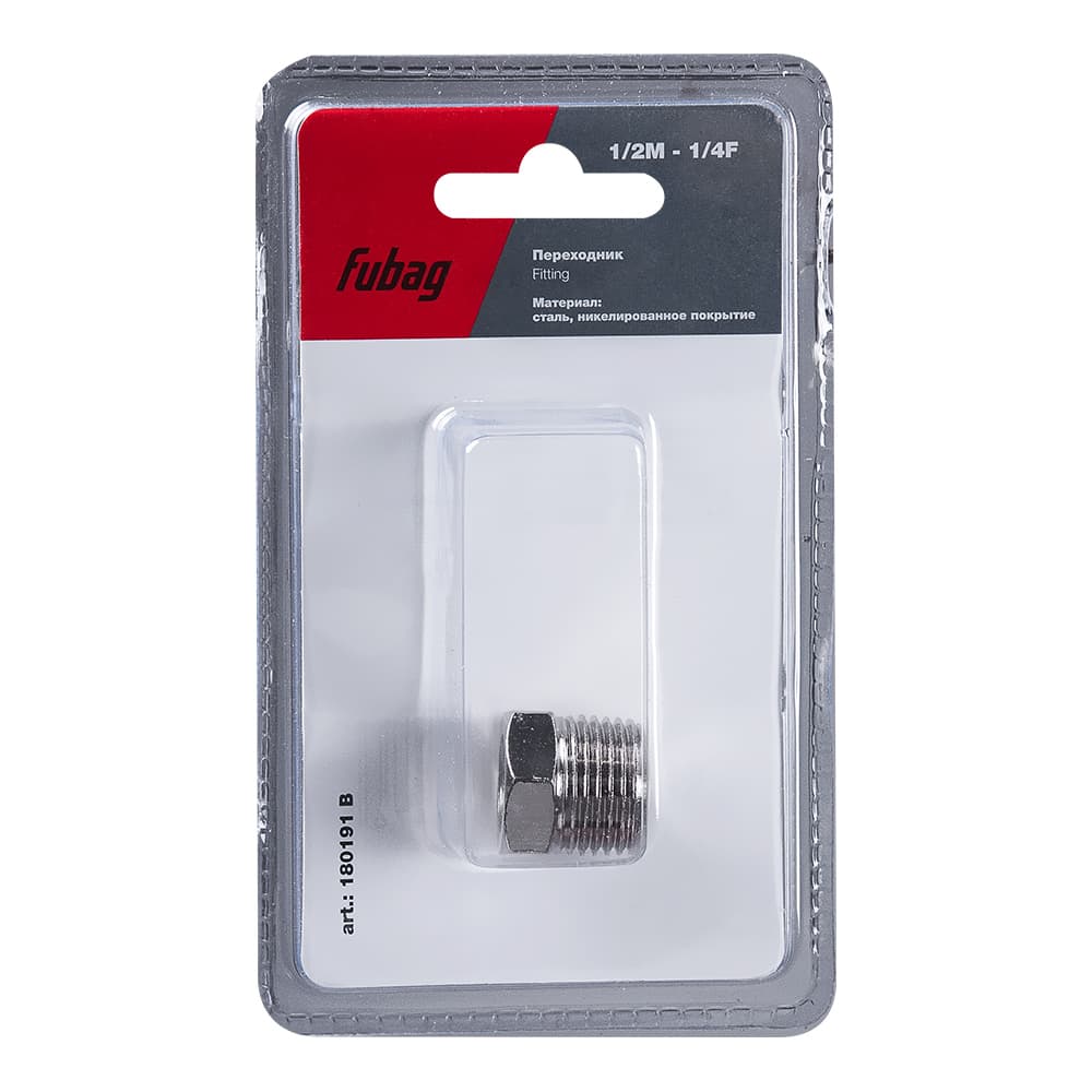 Переходник 1/2''M на 1/4''F блистер 1 шт