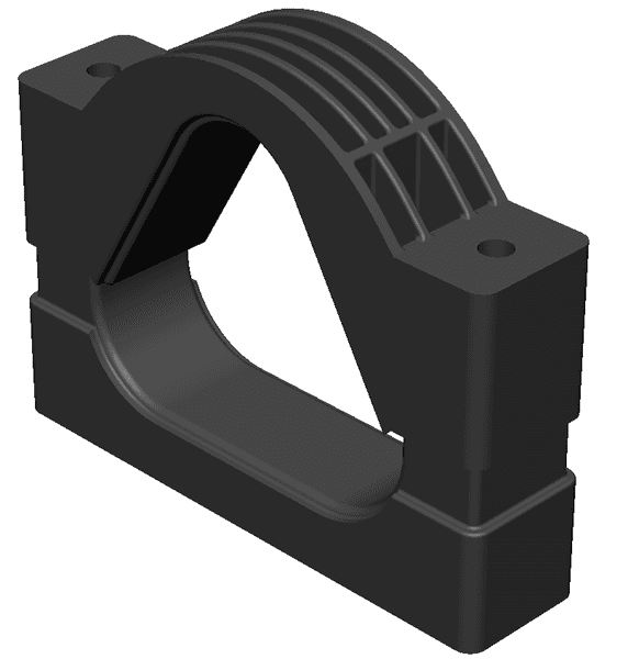 крепление групповое кабельное D 65-90 мм