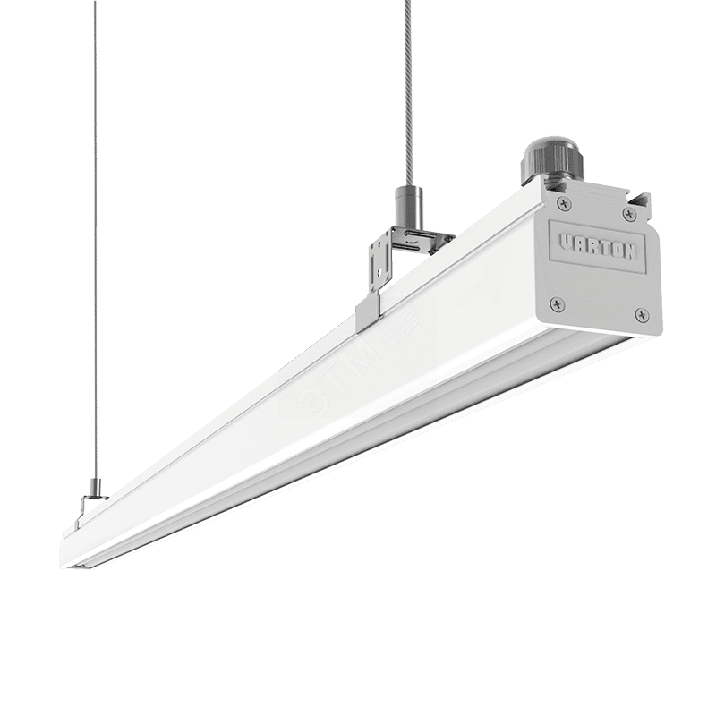 Светильник светодиодный Mercury Mall IP54 2160x54x58мм опал 78W 4000К белый RAL9003