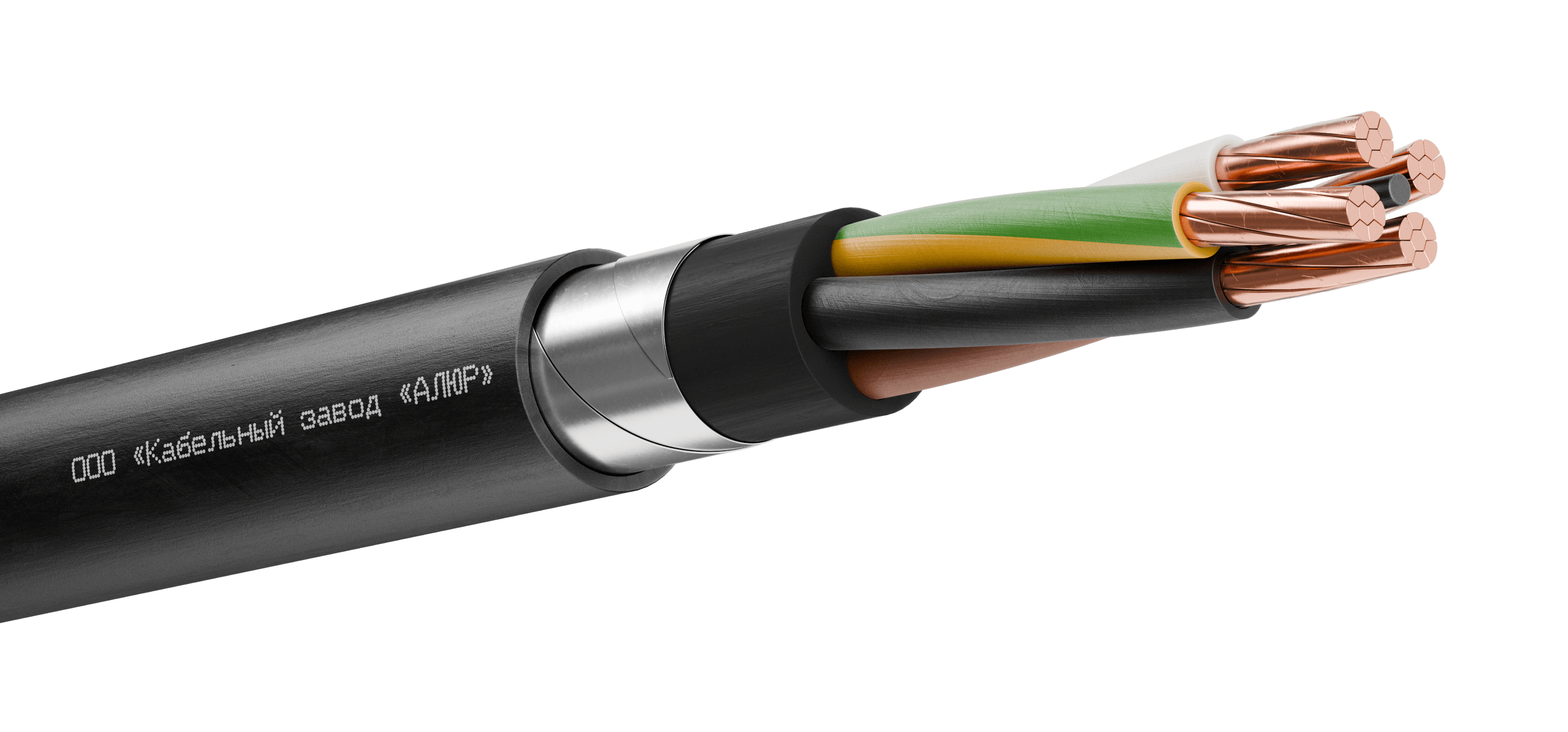 Кабель силовой ВБШв 4х16 (РЕ)-1 многопроволочный барабан