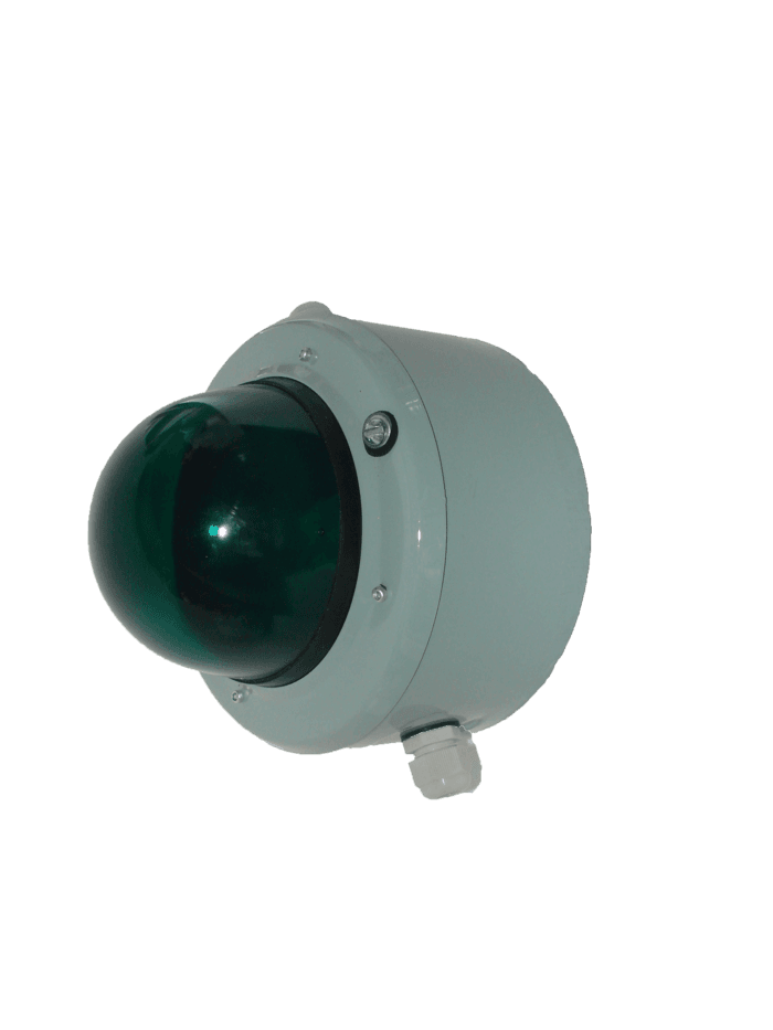 Светофор СС-56 У2 зелёный с решеткой IP54 15Вт Лампа накаливания  ГСТЗ