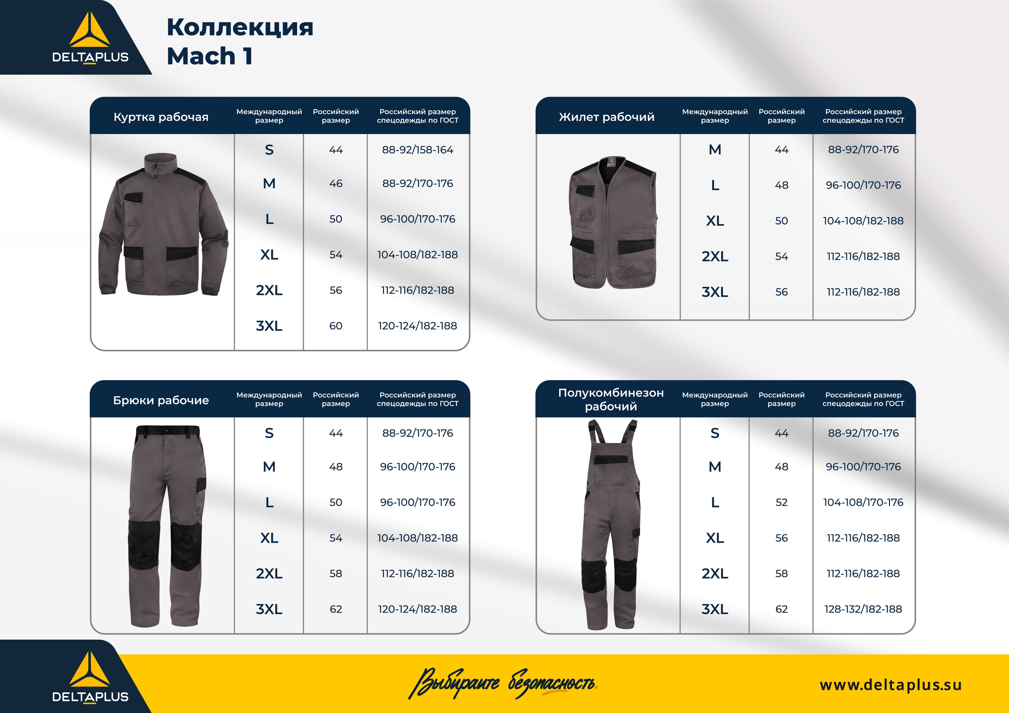 Жилет рабочий M1GI2 серии MACH 1, цв. серый, р.M