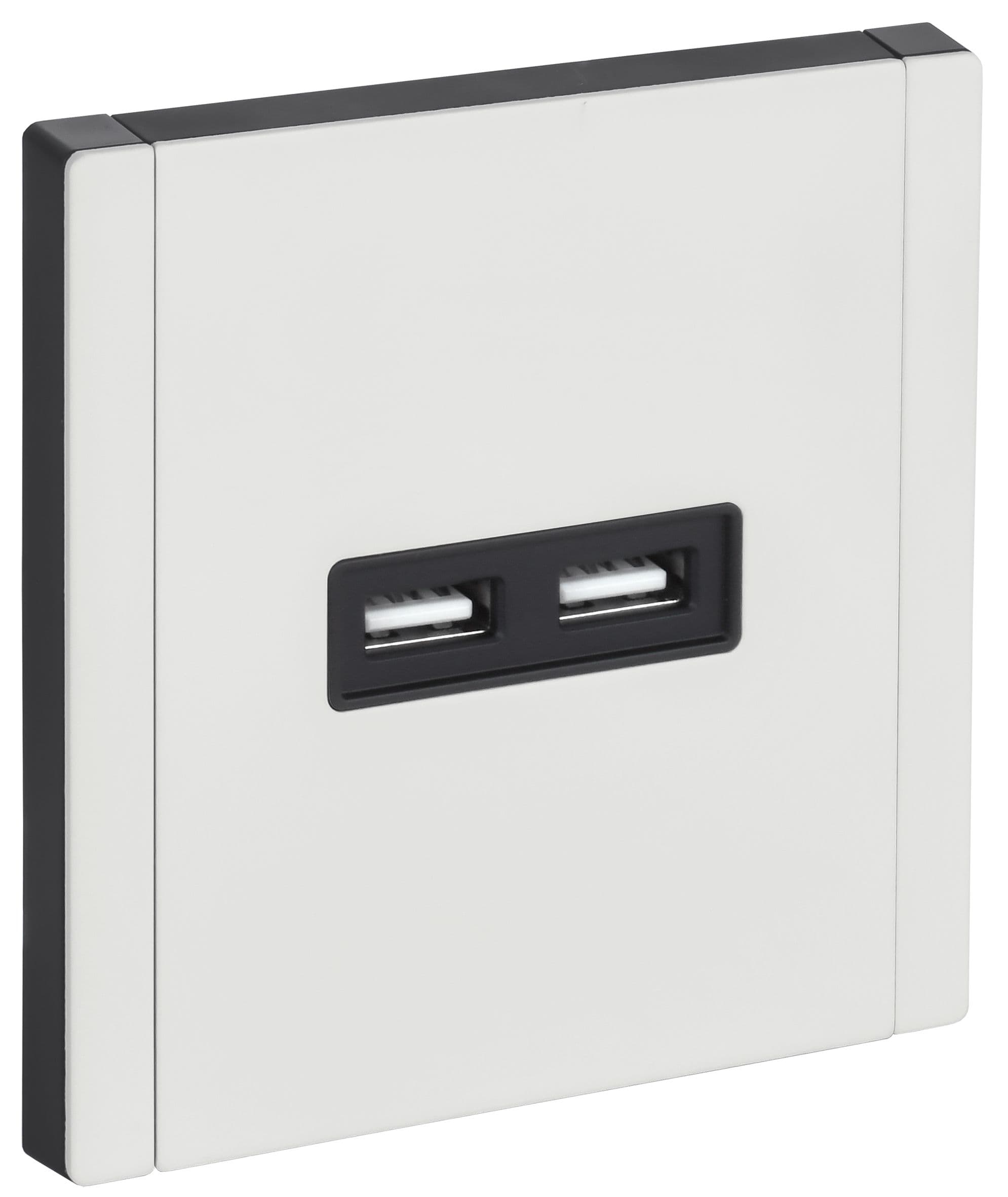 FORTE&PIANO Розетка USB A+A 3,1А FP249M металл белый IEK
