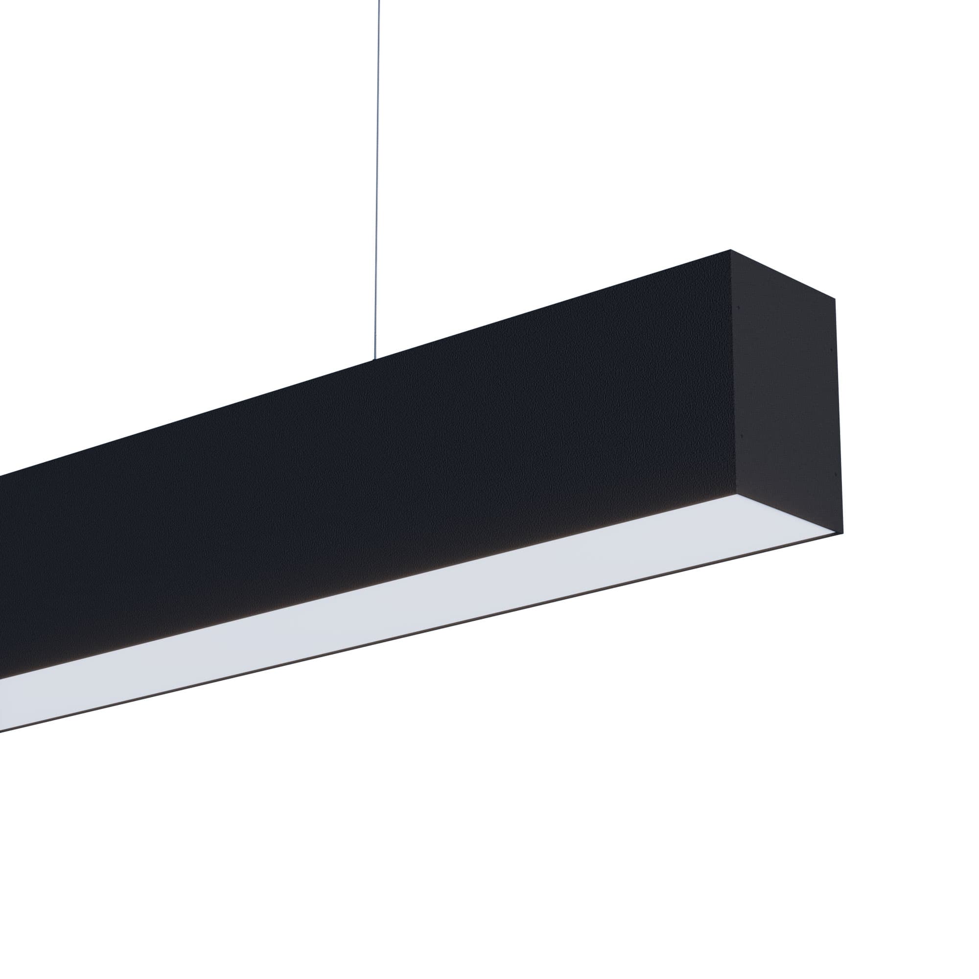 Светильник светодиодный SP-LINE-HANG-6085-L1495-55W Warm3000 (RAL9005, 120 deg, 230V) IP33 (ARL, Металл)