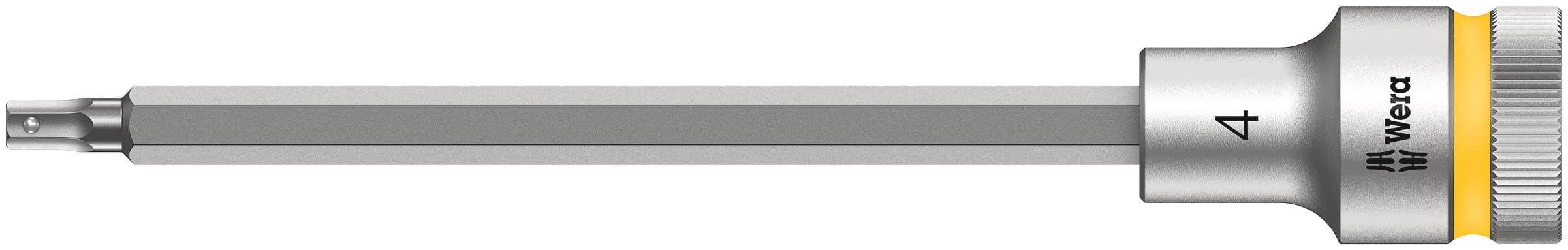 Головка торцевая со вставкой под внутренний шестигранник 8740 C Hex-Plus HF Zyklop DR 1/2 с фиксацией крепежа 4X140 мм