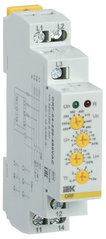 Реле фаз ORF 04. трехфазный 220-460 В AC