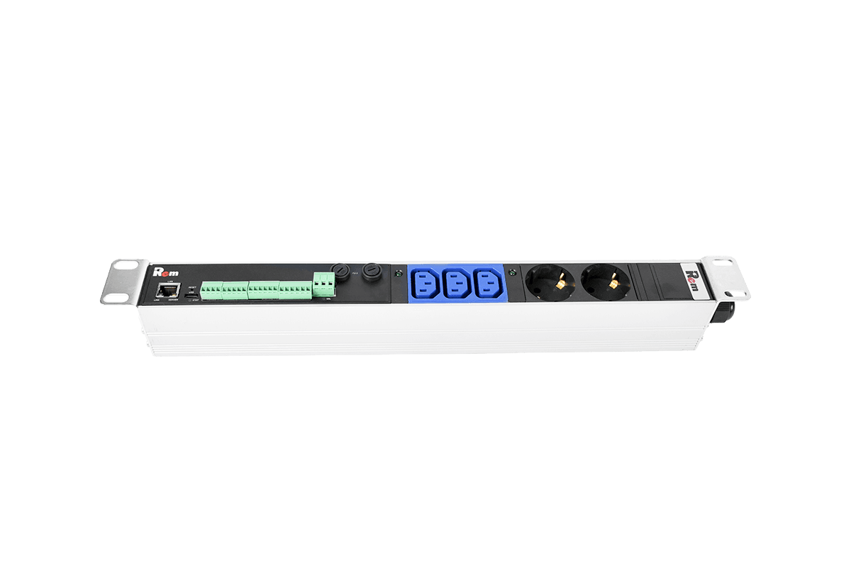 Блок розеток горизонтальный Rem-2MC,LINUx,мониторинг,управление2S,3C13,1_32А,19'',колодка