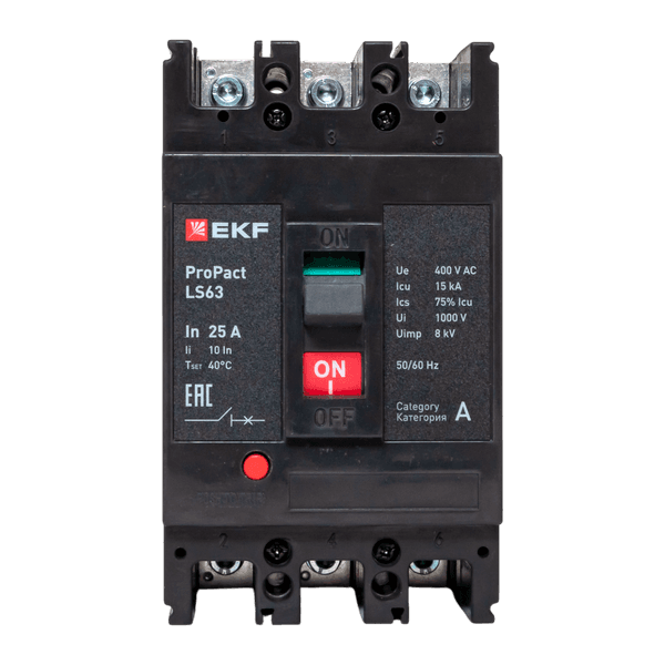 LS63 15кА 3P 25А ProPact EKF