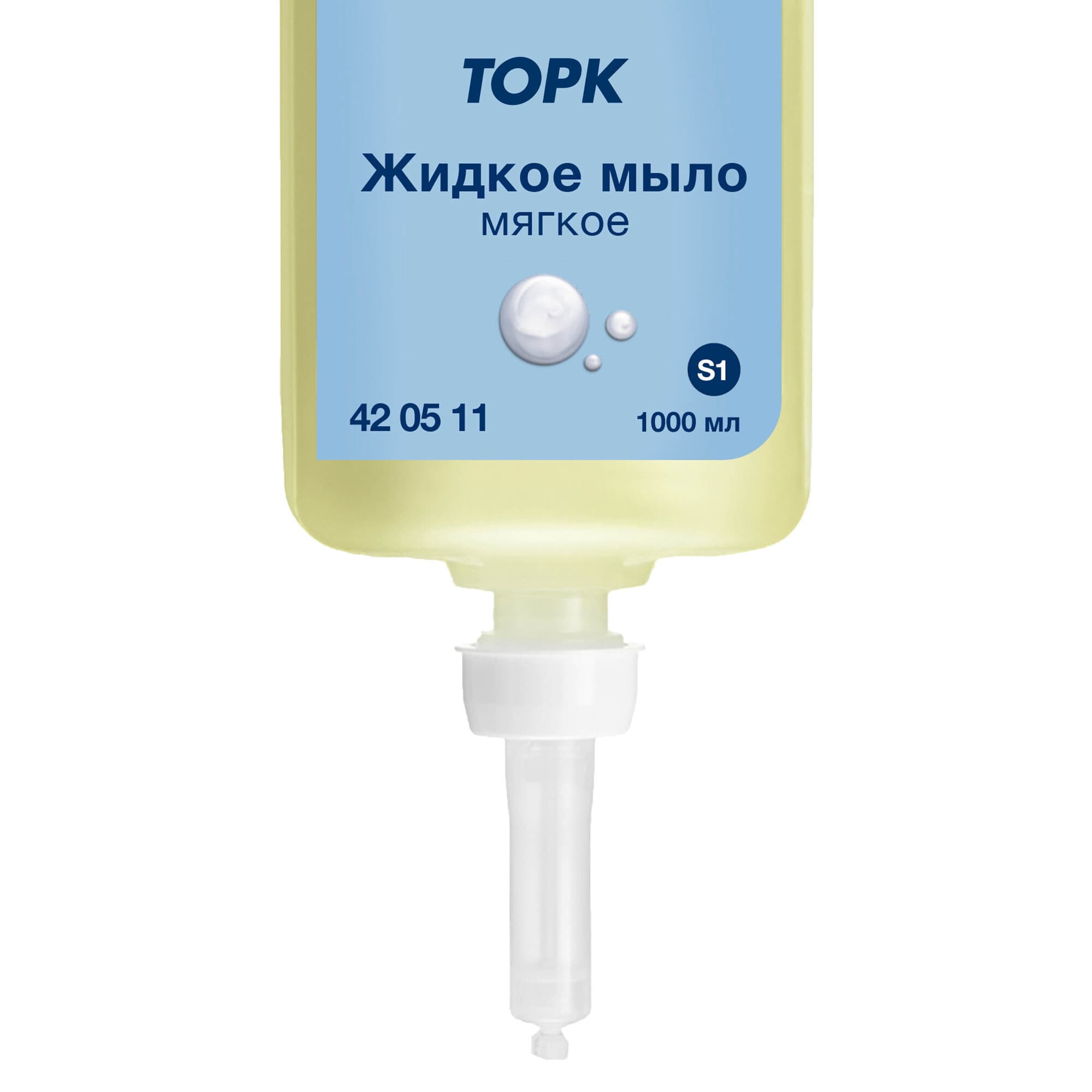Жидкое мыло-крем Торк Advanced, 1 л., S1, для рук