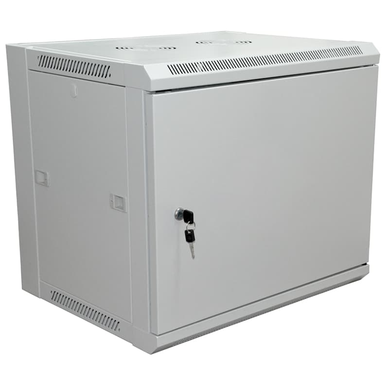 Шкаф настенный телекоммуникационный разборный 18U 600x450x964мм дверь металл серый (RAL 7035) PRO