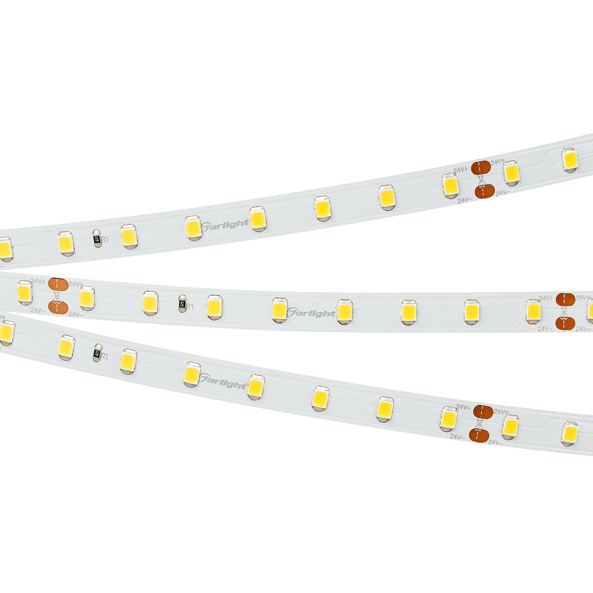 Лента светодиодная 6 Вт/м 24В IP20 5000K 80LED/м RT/RTW-A80-8-10mm SMD 2835 5 м