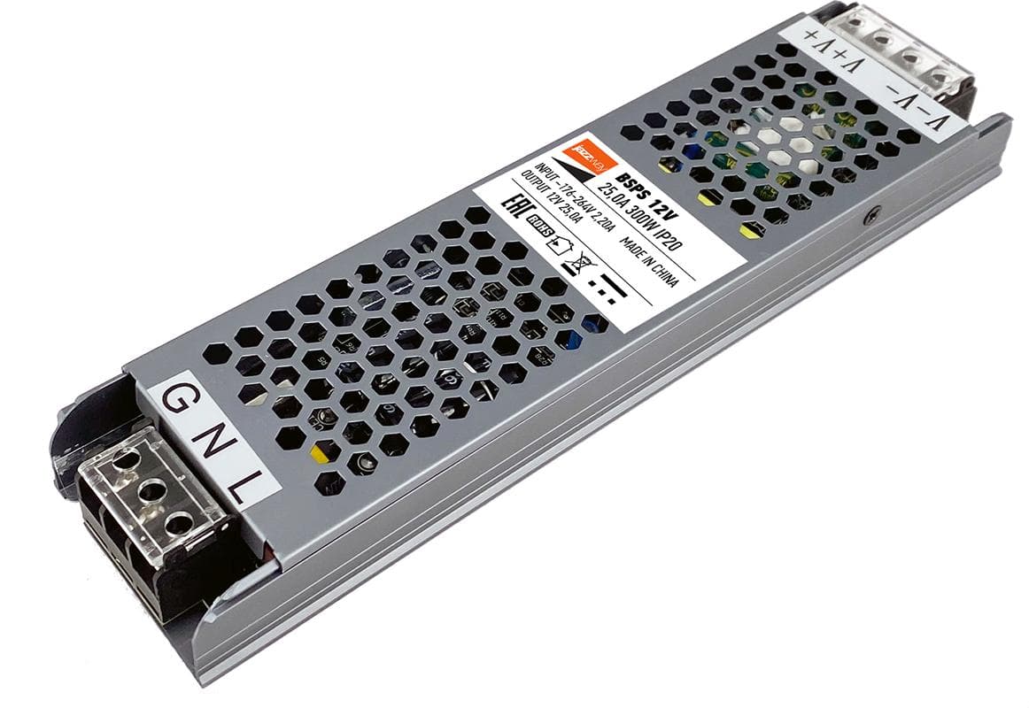 Драйвер LED, 300Вт, 12В IP20