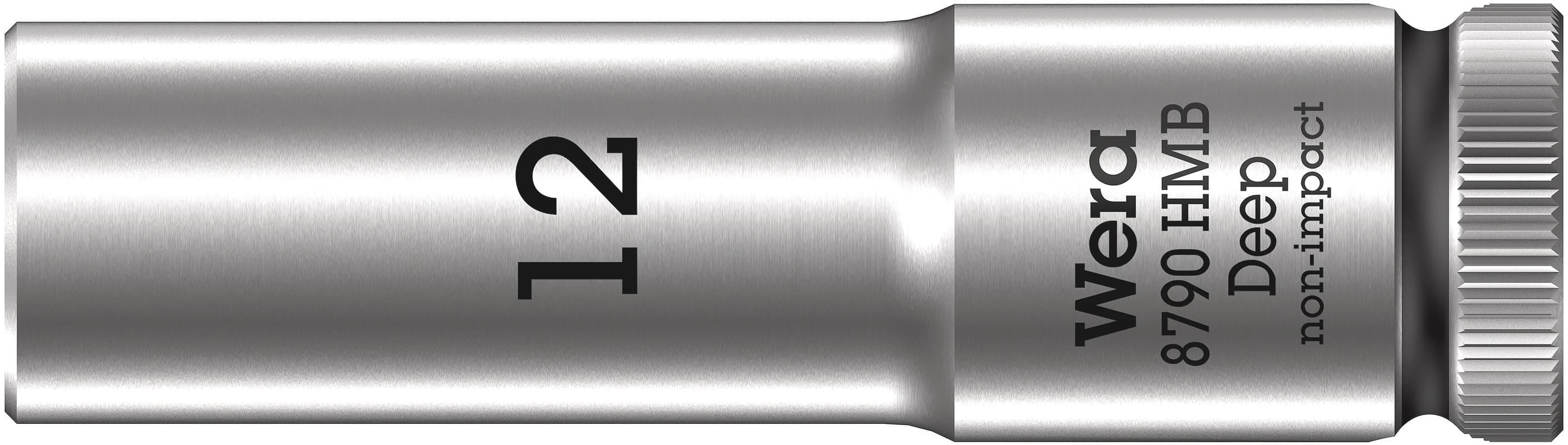 Головка торцевая шестигранная 8790 HMB Deep DR 3/8 глубокая 12X64 мм