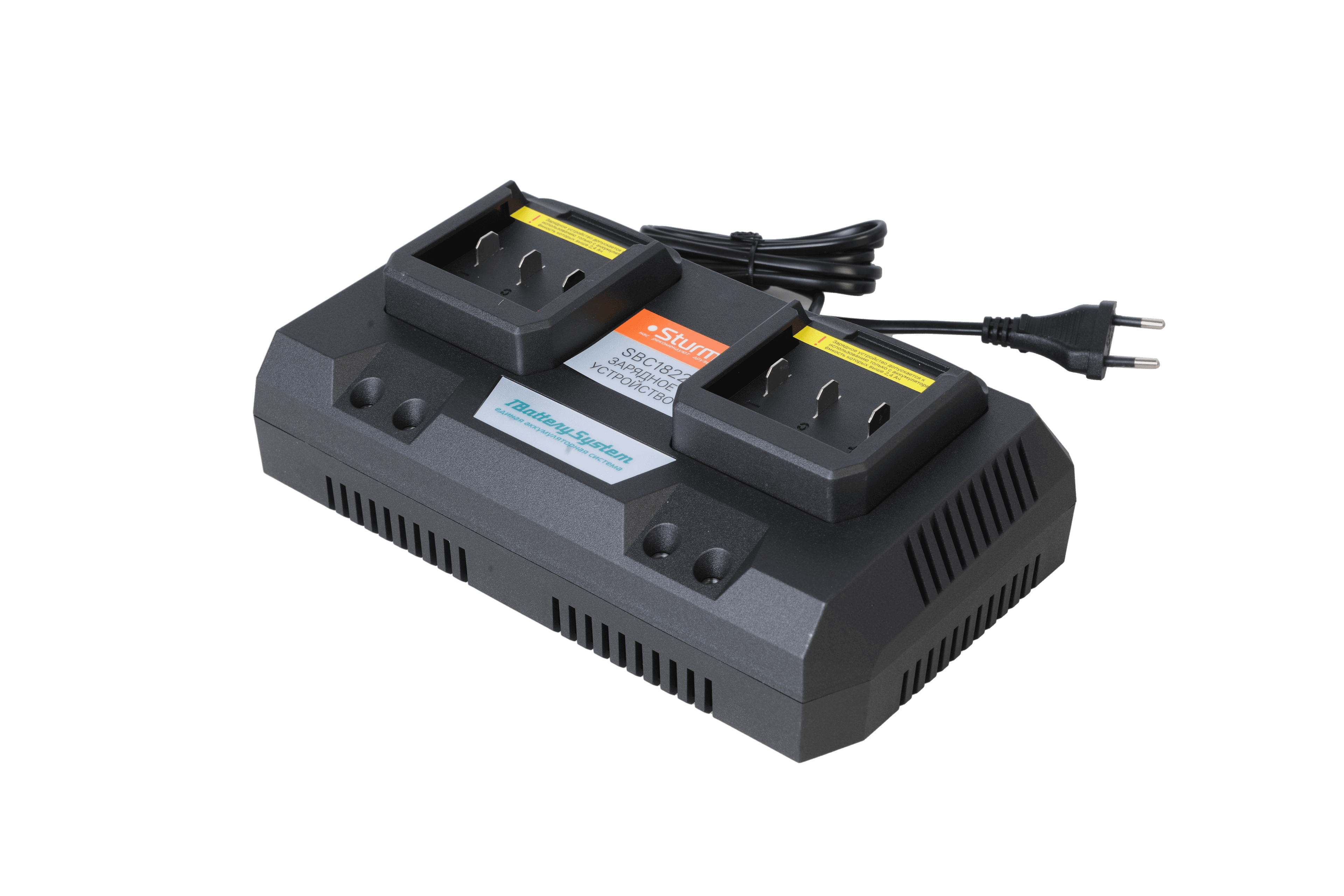 Зарядное устройство для двух батарей 1BatterySystem 18В 2x4'А