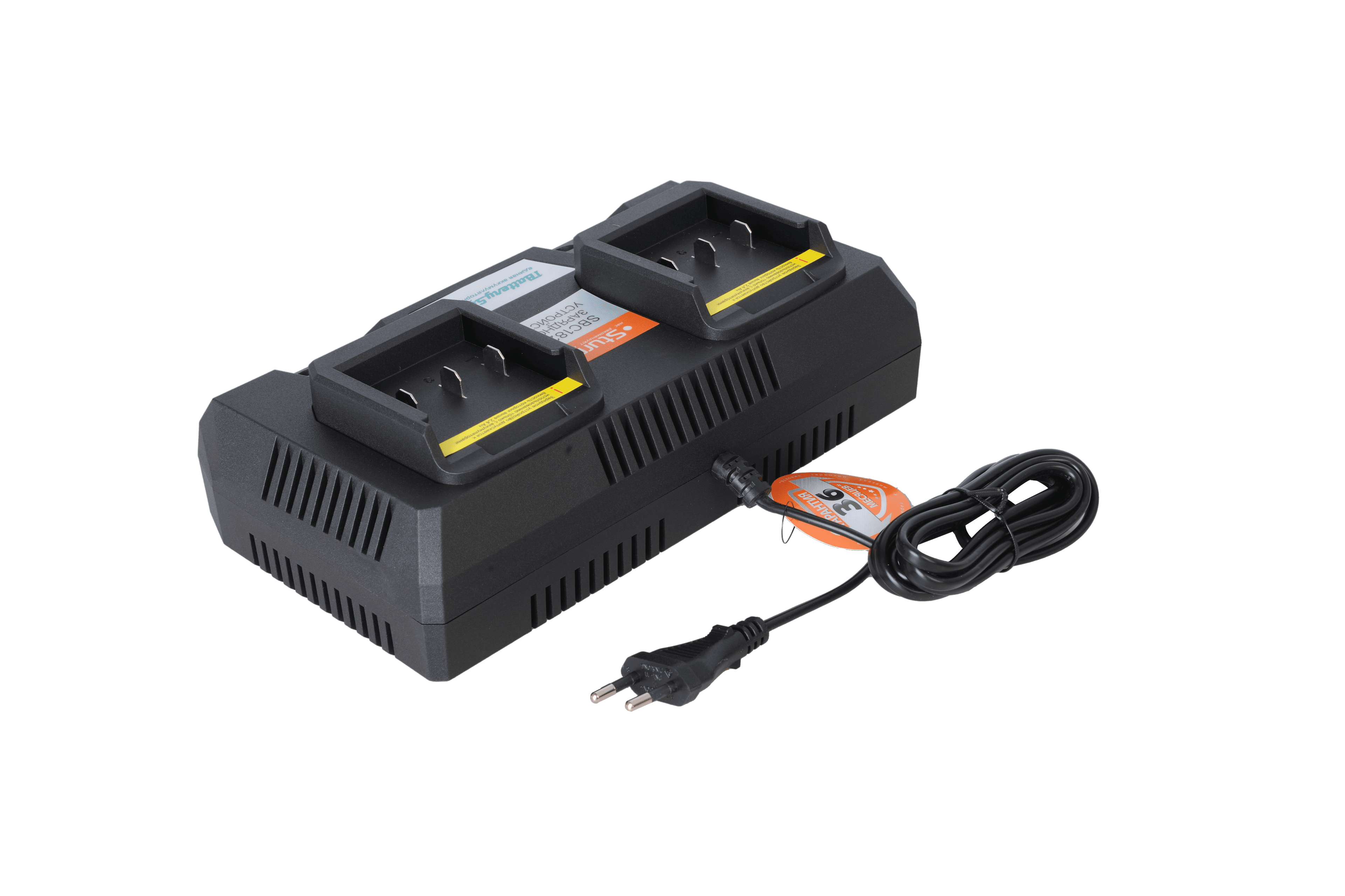 Зарядное устройство для двух батарей 1BatterySystem 18В 2x4'А