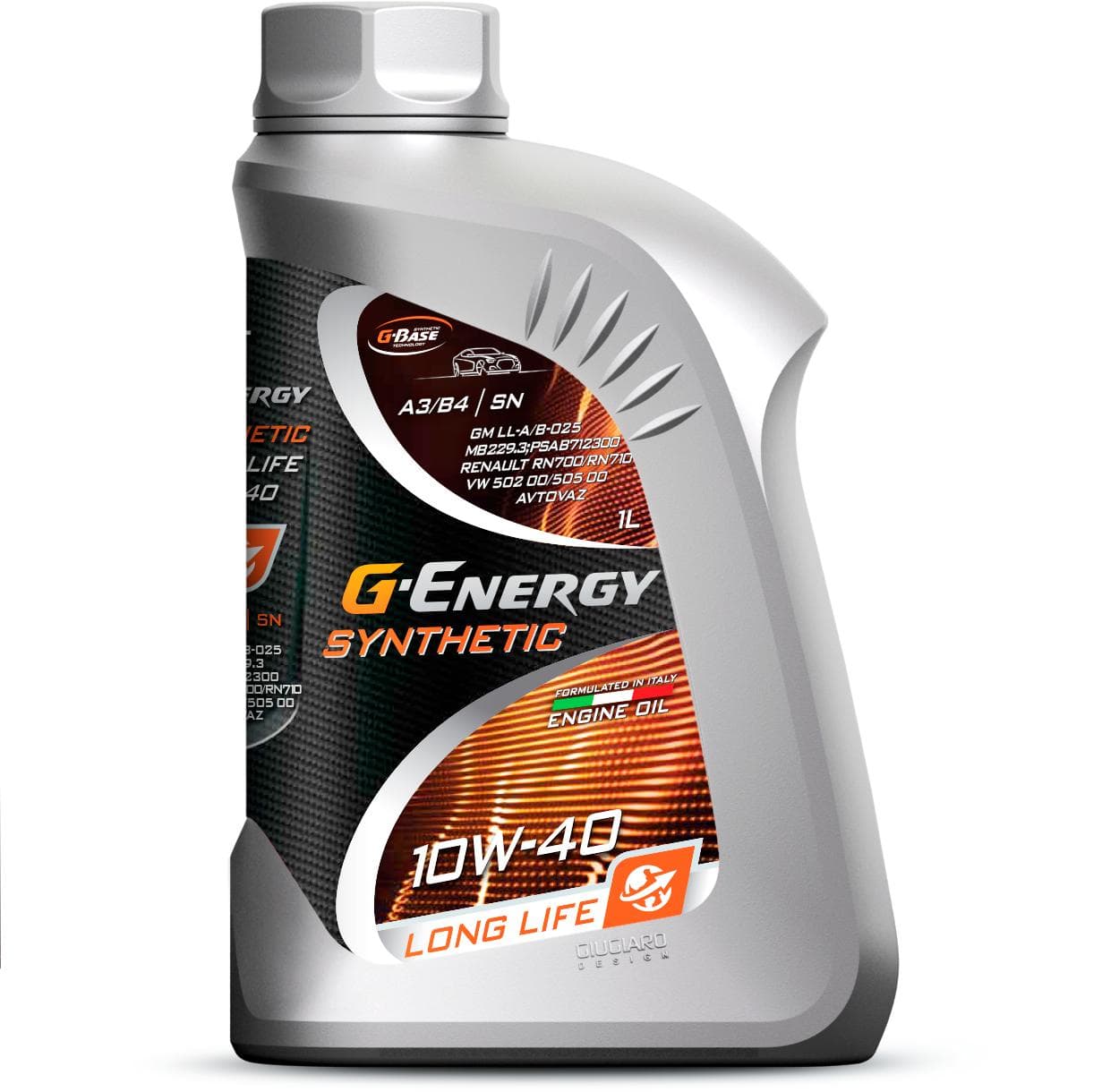 Масло моторное G-Energy Synthetic Long Life 10W-40 API SN/CF, ACEA A3/B4 (1 л)