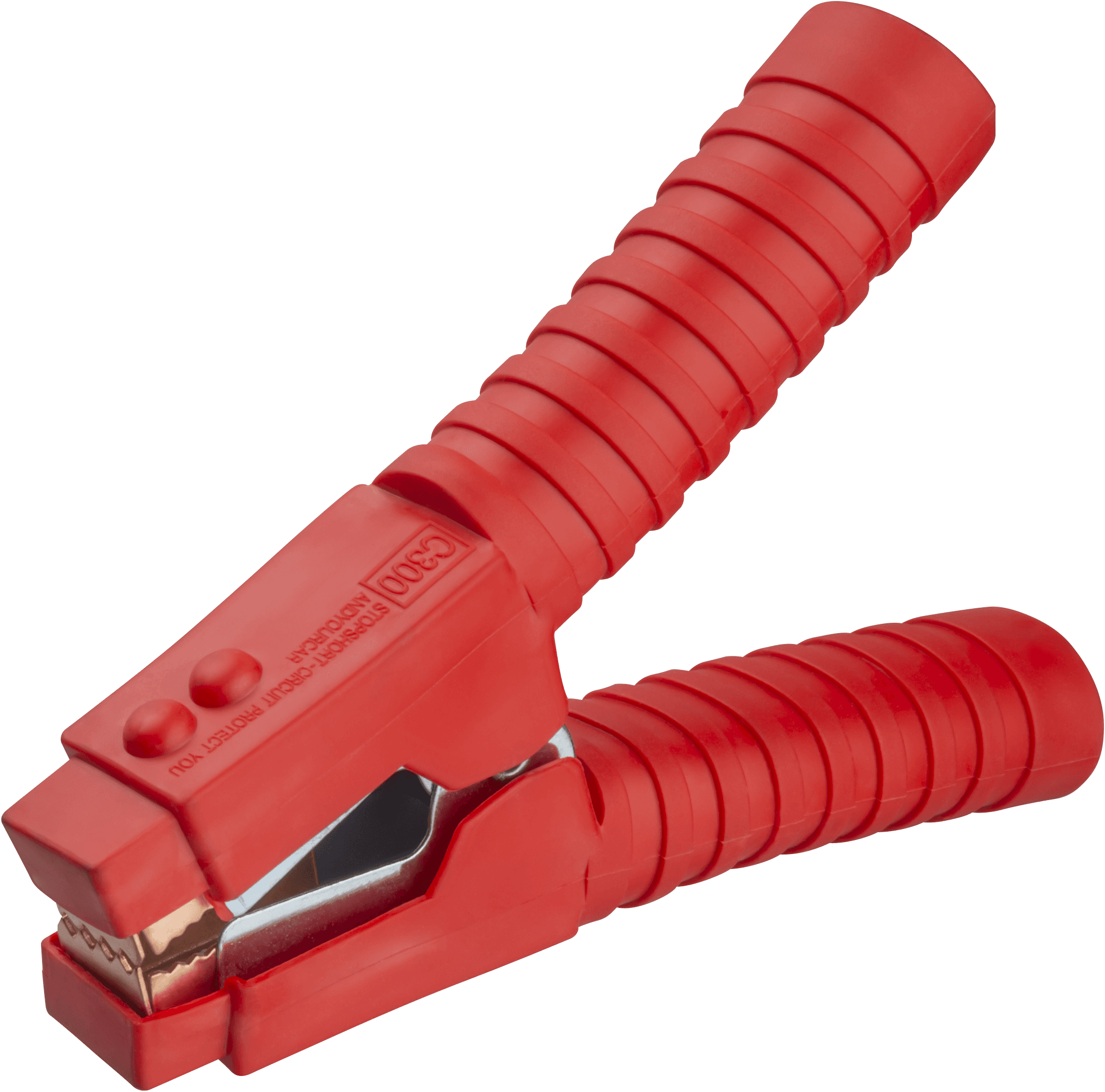 Зажим ОНЛАЙТ 90 189 OAC-500A-200-R10 (крокодил, крас, 500 А, упаковка 10шт)