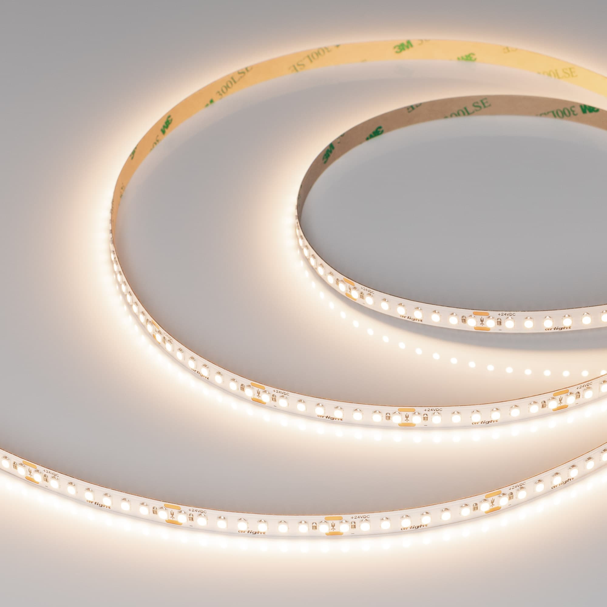 Лента светодиодная 15 Вт/м 24В IP20 3500K 176LED/м UL-A176-8mm SMD 2835 5 м